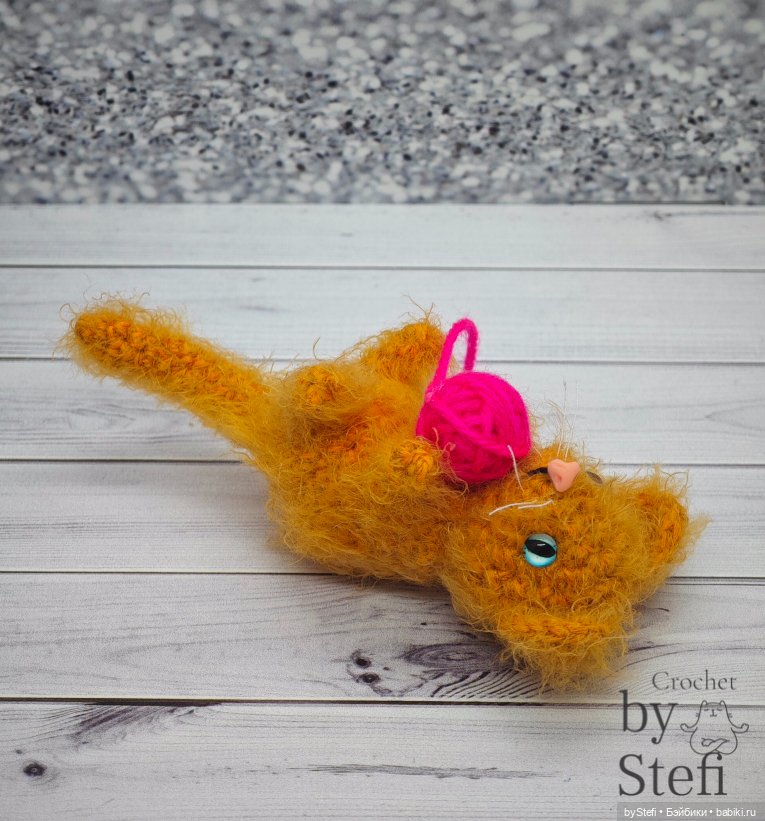 Озорной котёнок — Вязаные игрушки и амигуруми: крючком (фото 4)