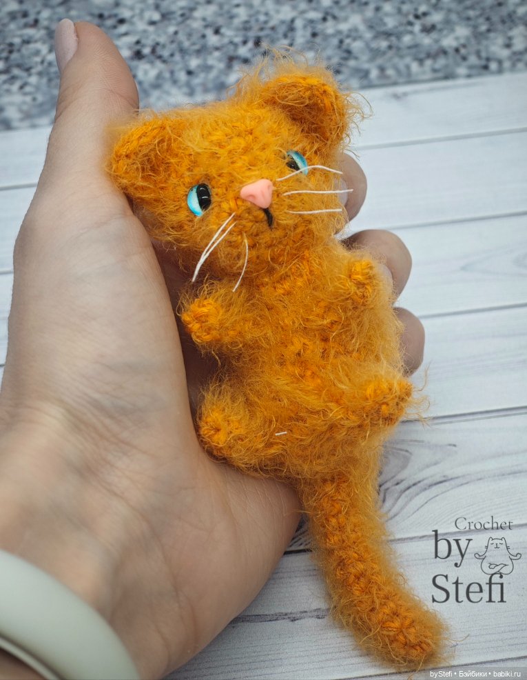 Озорной котёнок — Вязаные игрушки и амигуруми: крючком (фото 7)