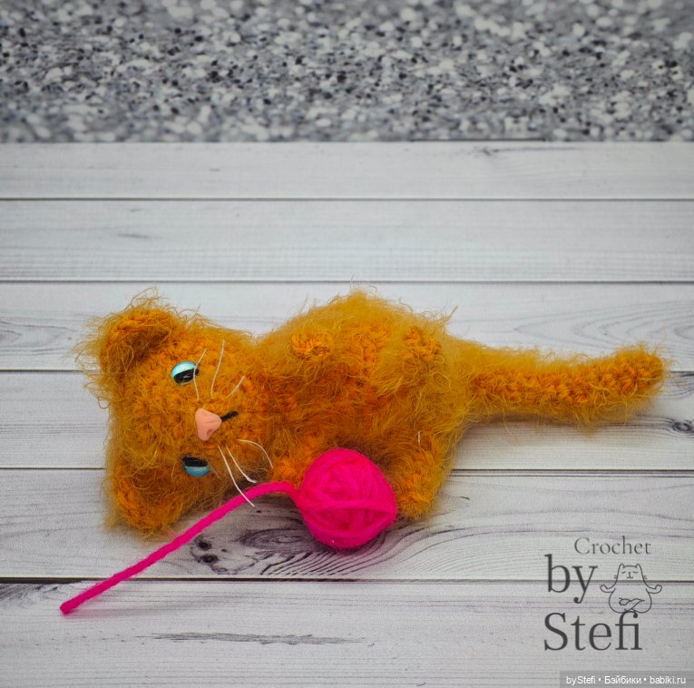 Озорной котёнок — Вязаные игрушки и амигуруми: крючком (фото 6)