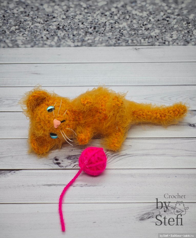 Озорной котёнок — Вязаные игрушки и амигуруми: крючком (фото 5)