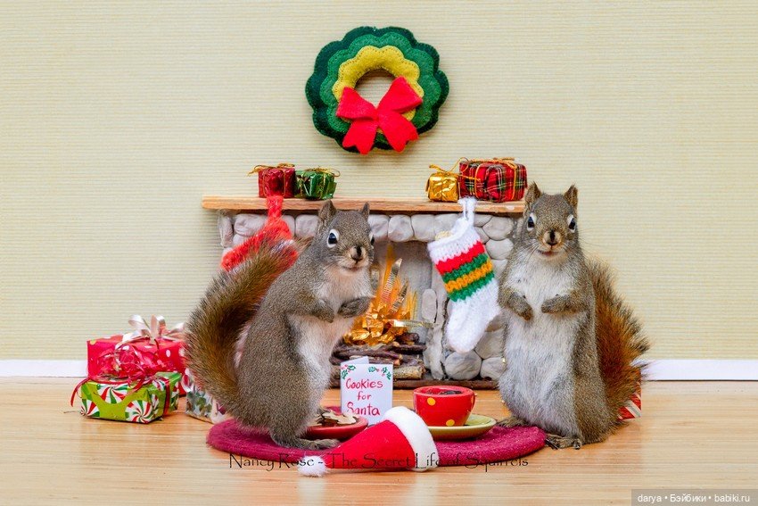 Миниатюры с белками от Nancy Rose