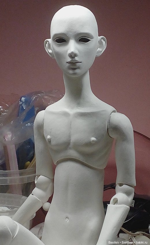 Кукла 08 процесс — Авторские шарнирные куклы своими руками: лепка (фото 6)