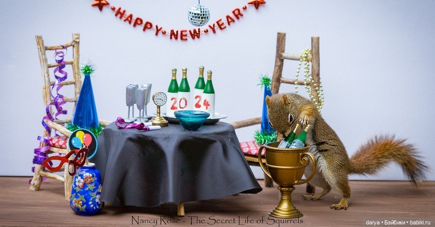 Миниатюры с белками от Nancy Rose