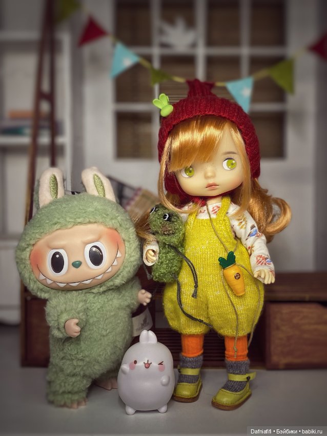Морковка — Куклы Xiaomi Monst (Сяоми) и Pipitom: шарнирные