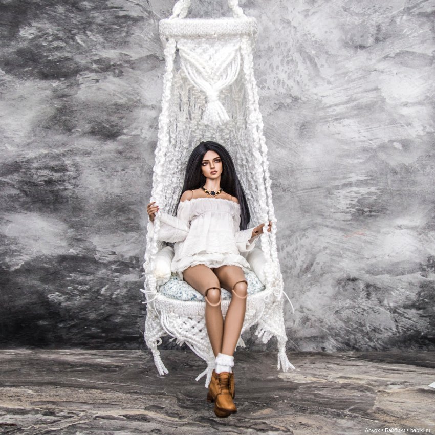 Еще одна прелесть размером поменьше (подвесное кресло) (фото 10)