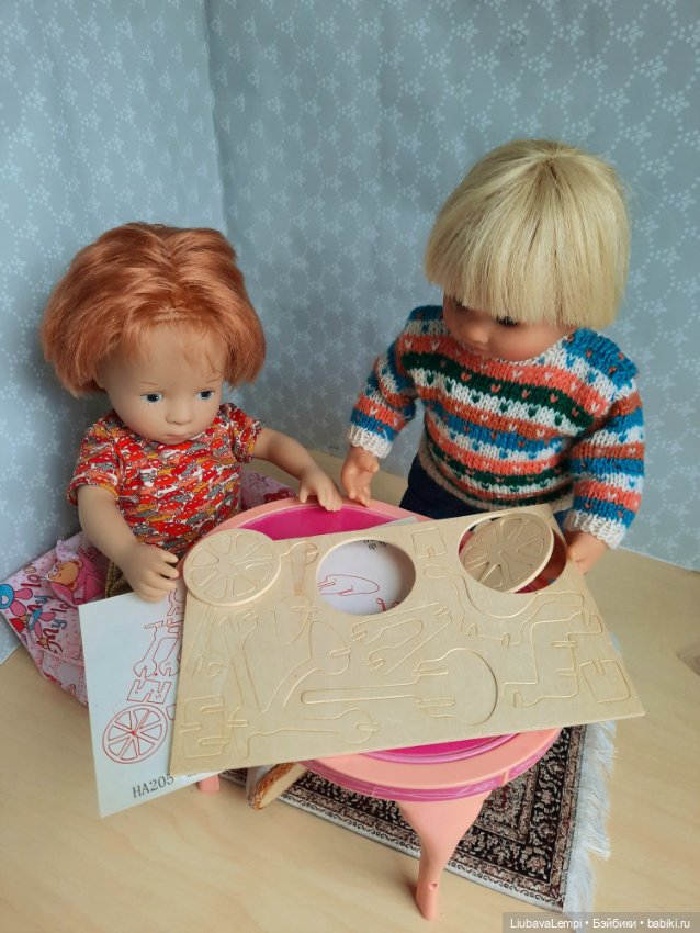Хочу велосипееееееед — Куклы Rosemarie Anna Muller (Мюллер): Вихтели (Wichtel) (фото 7)