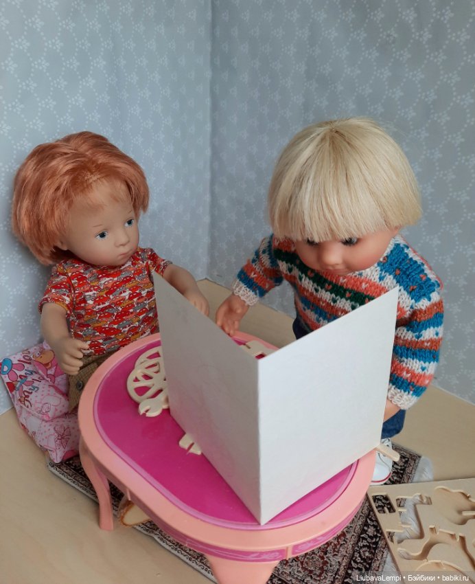 Хочу велосипееееееед — Куклы Rosemarie Anna Muller (Мюллер): Вихтели (Wichtel) (фото 4)