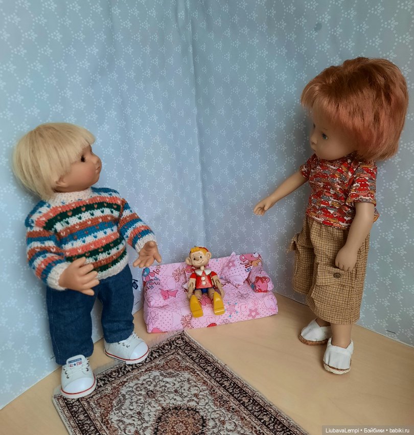 Хочу велосипееееееед — Куклы Rosemarie Anna Muller (Мюллер): Вихтели (Wichtel) (фото 3)