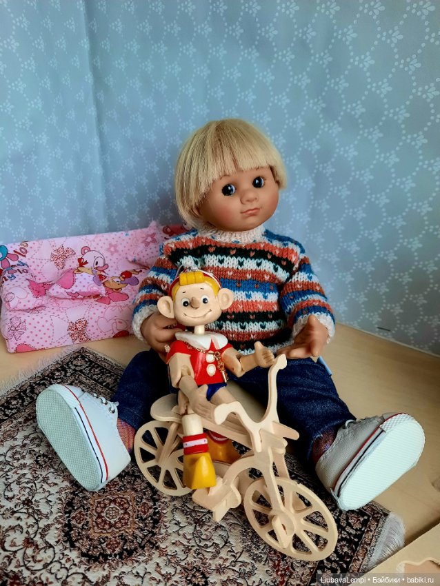 Хочу велосипееееееед — Куклы Rosemarie Anna Muller (Мюллер): Вихтели (Wichtel)