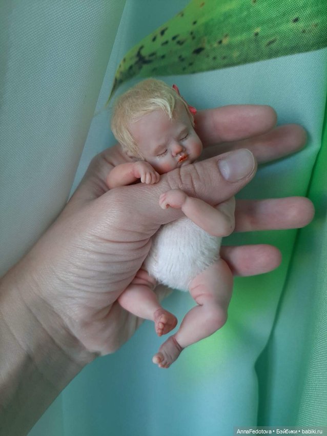 Мои спящие малыши😴🥰 — Авторские миниатюрные куклы: лепка