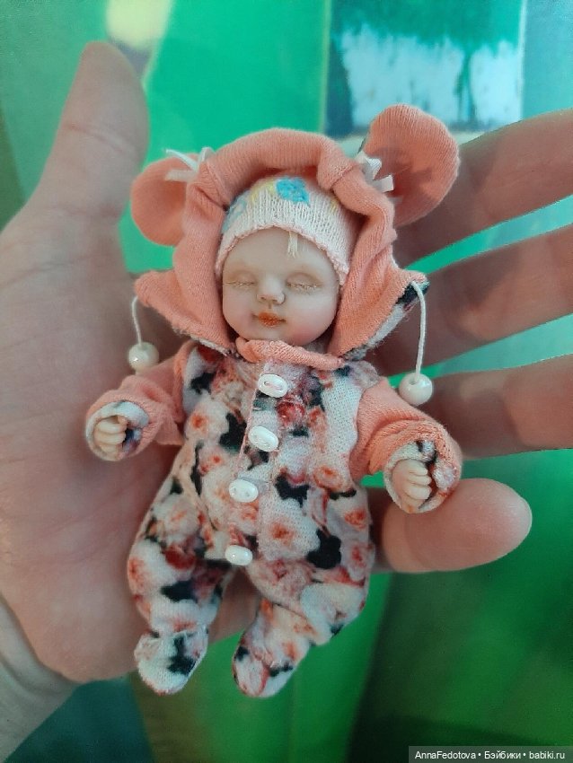 Мои спящие малыши😴🥰 — Авторские миниатюрные куклы: лепка (фото 10)