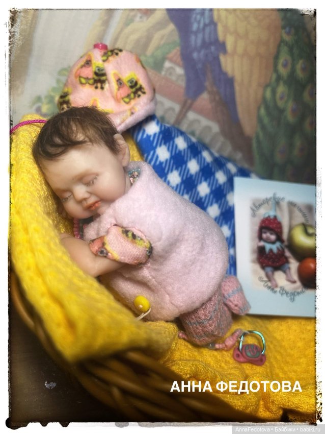 Мои спящие малыши😴🥰 — Авторские миниатюрные куклы: лепка