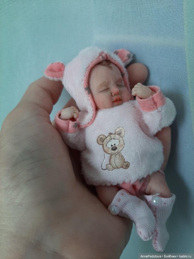 Мои спящие малыши😴🥰 — Авторские миниатюрные куклы: лепка (фото 8)
