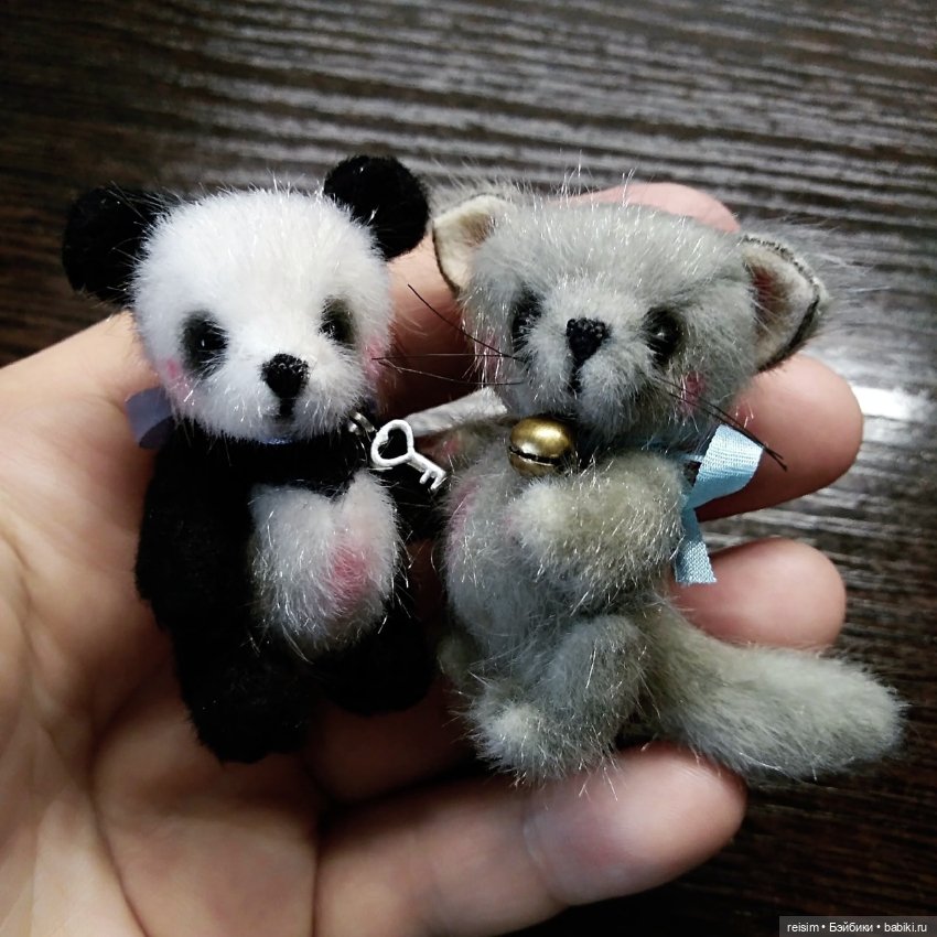 Мини крошки на ладошке — Авторские мишки Тедди и друзья: фото (фото 4)