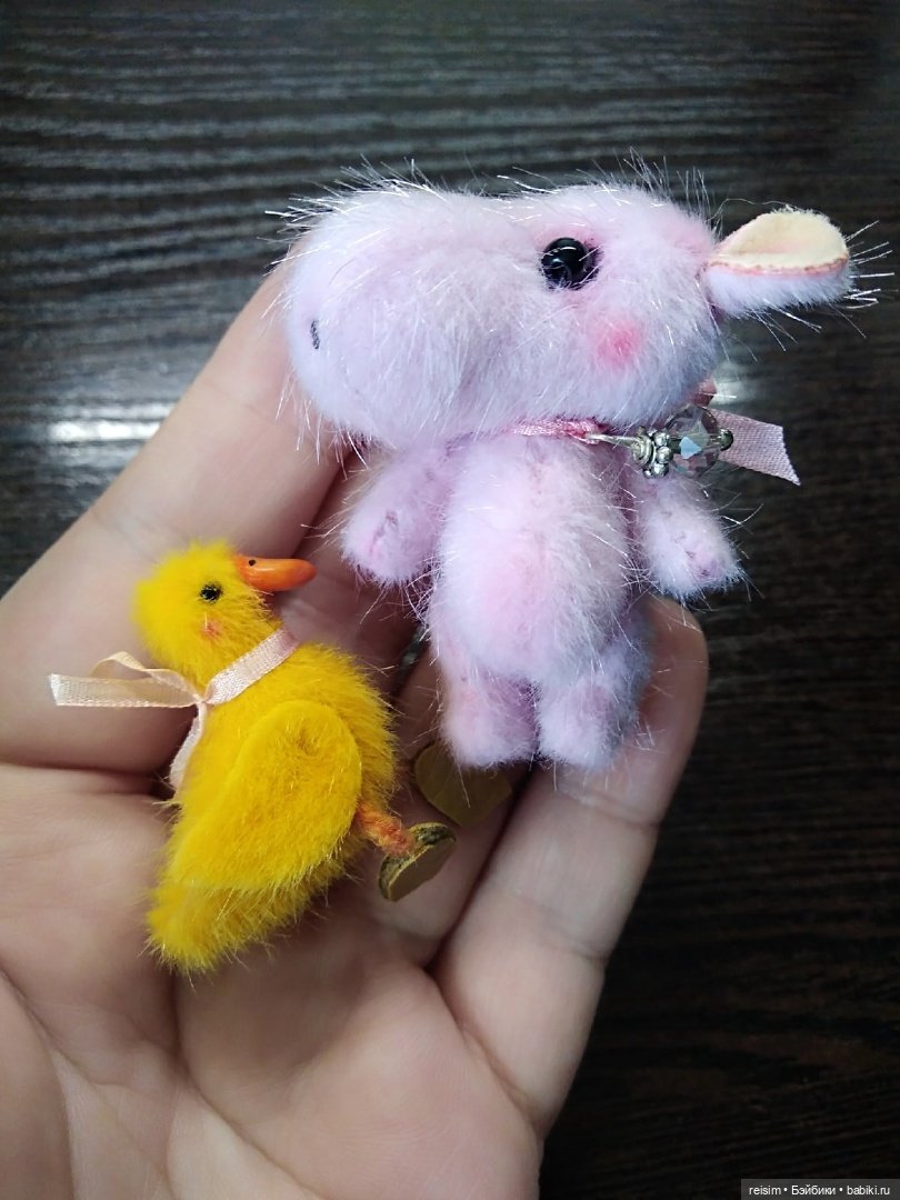 Мини крошки на ладошке — Авторские мишки Тедди и друзья: фото (фото 5)