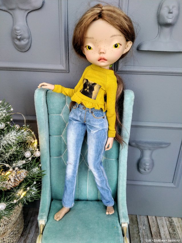 Джинсы для Jacoosun — Одежда и обувь для кукол BJD (БЖД): 1/3 (фото 2)