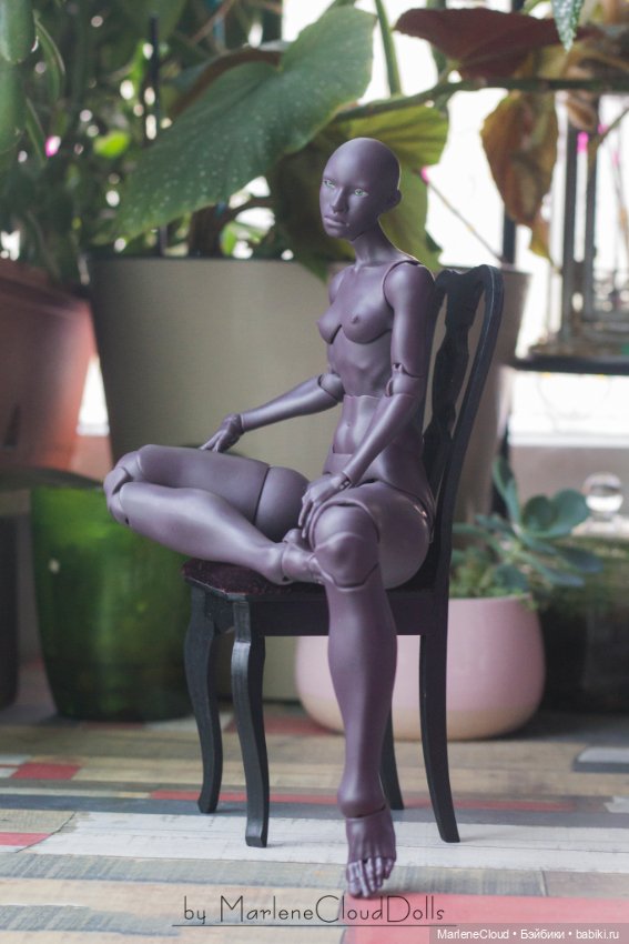 Zes в Эбеновом цвете — Авторские шарнирные куклы своими руками: лепка (фото 5)