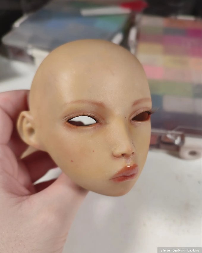 Нарисовала первый мейк — Авторские шарнирные куклы своими руками: лепка