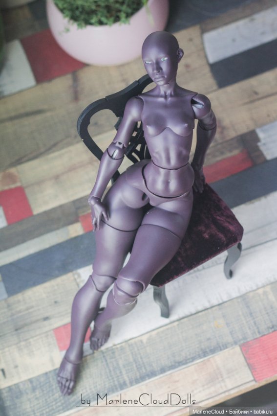 Zes в Эбеновом цвете — Авторские шарнирные куклы своими руками: лепка (фото 8)