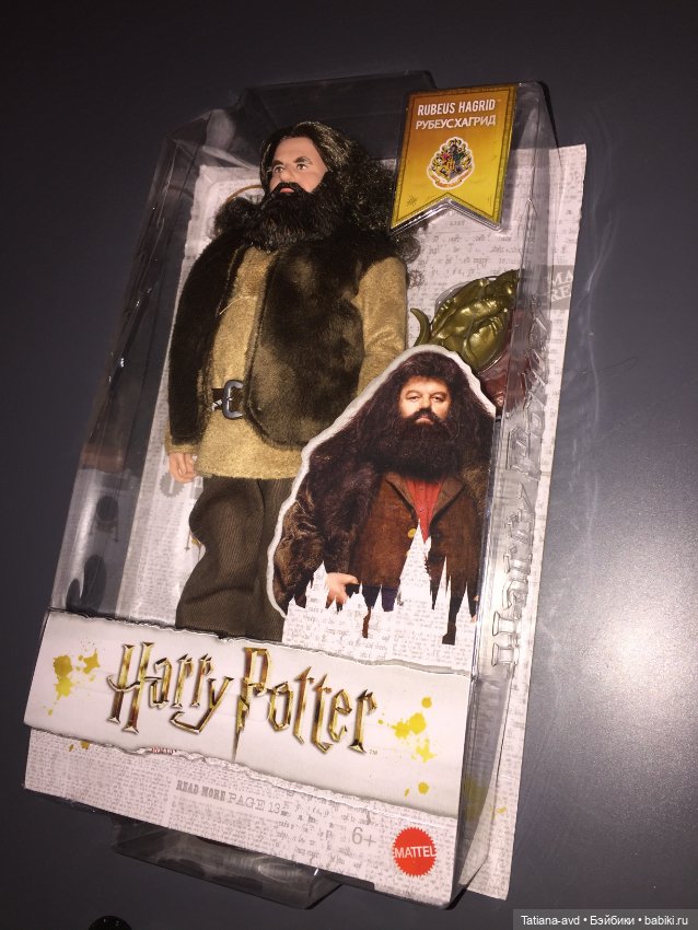 Кукла Рубеус Хагрид — Куклы Harry Potter (Гарри Поттер) Mattel: Wizarding World