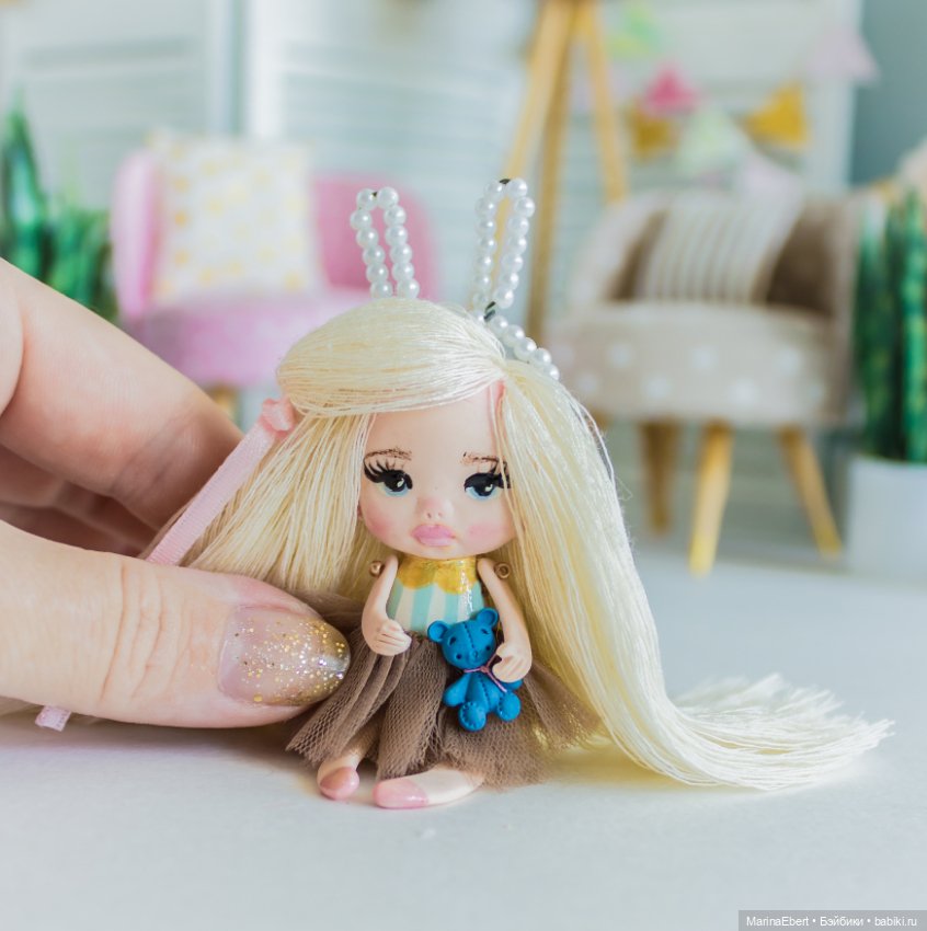 ⭐⭐⭐Кукла - брошь Луиза⭐⭐⭐ (фото 5)