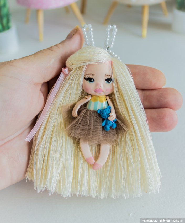 ⭐⭐⭐Кукла - брошь Луиза⭐⭐⭐