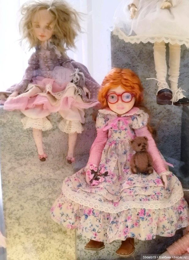 "Зимний бал кукол" - выставка авторских кукол в Краснодаре,часть 1