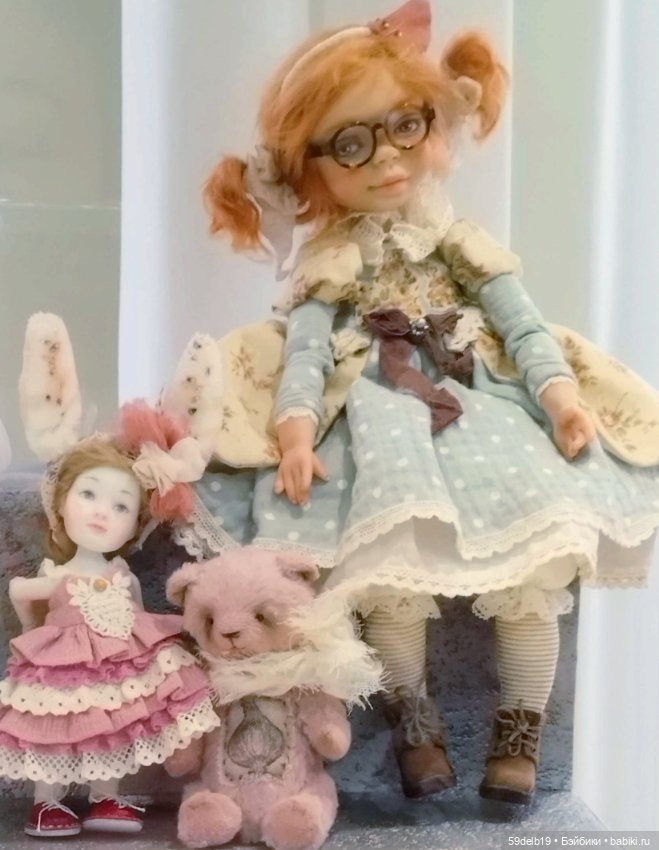 "Зимний бал кукол" - выставка авторских кукол в Краснодаре,часть 1