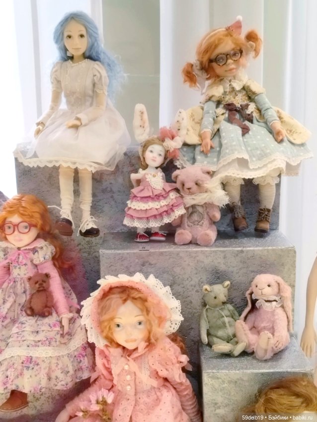"Зимний бал кукол" - выставка авторских кукол в Краснодаре,часть 1