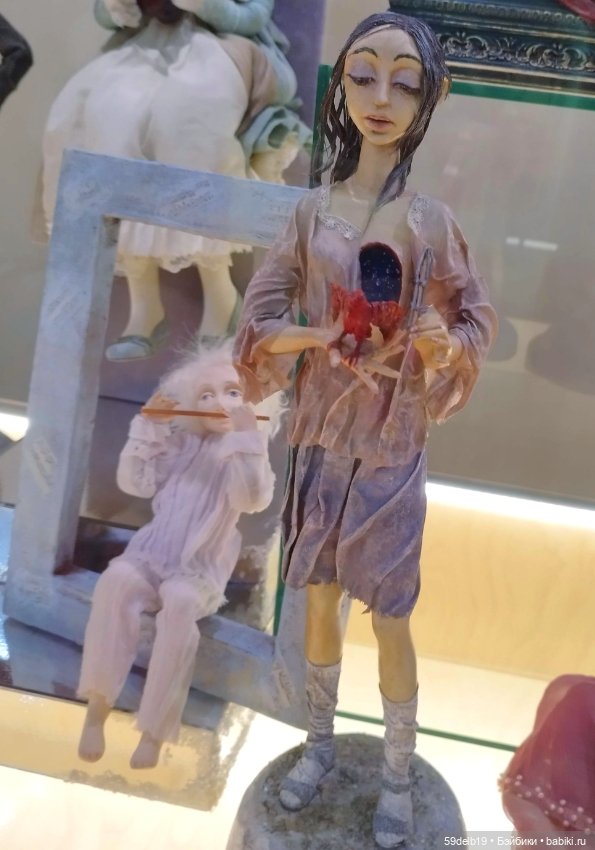 "Зимний бал кукол" - выставка авторских кукол в Краснодаре,часть 1