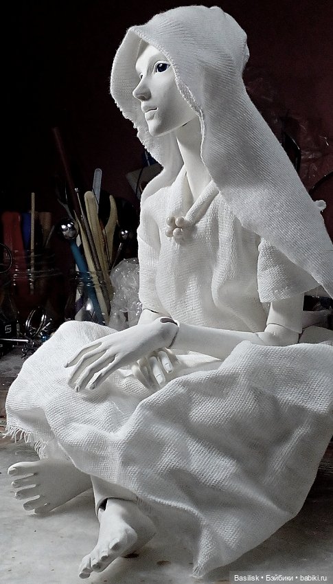 Кукла юноша 08 процесс — Авторские шарнирные куклы своими руками: лепка (фото 5)