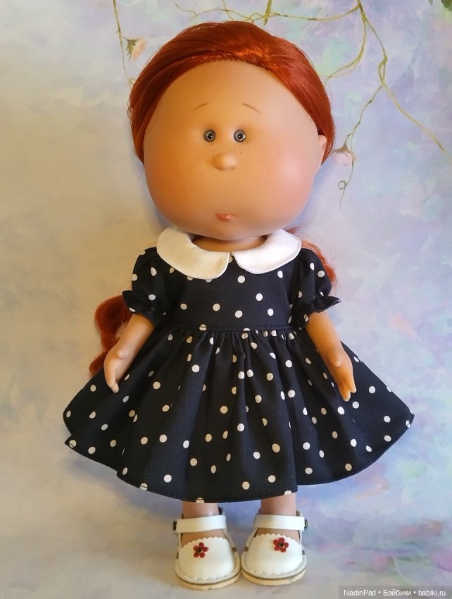 Платье в горошек — Куклы Nines d'Onil (Нинес): Миа (Mia)