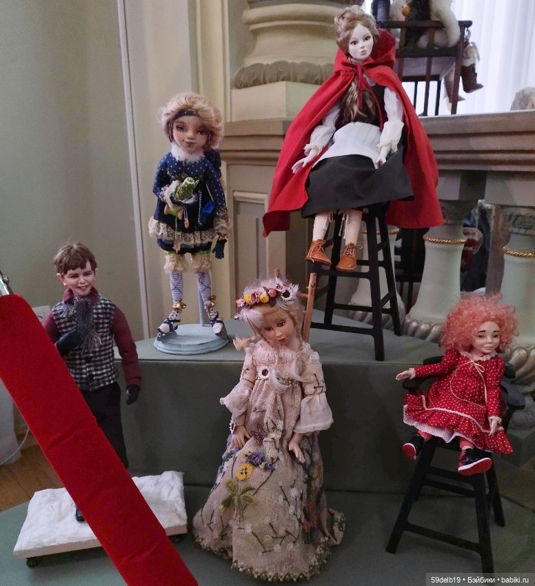 Выставка авторских кукол, часть 3