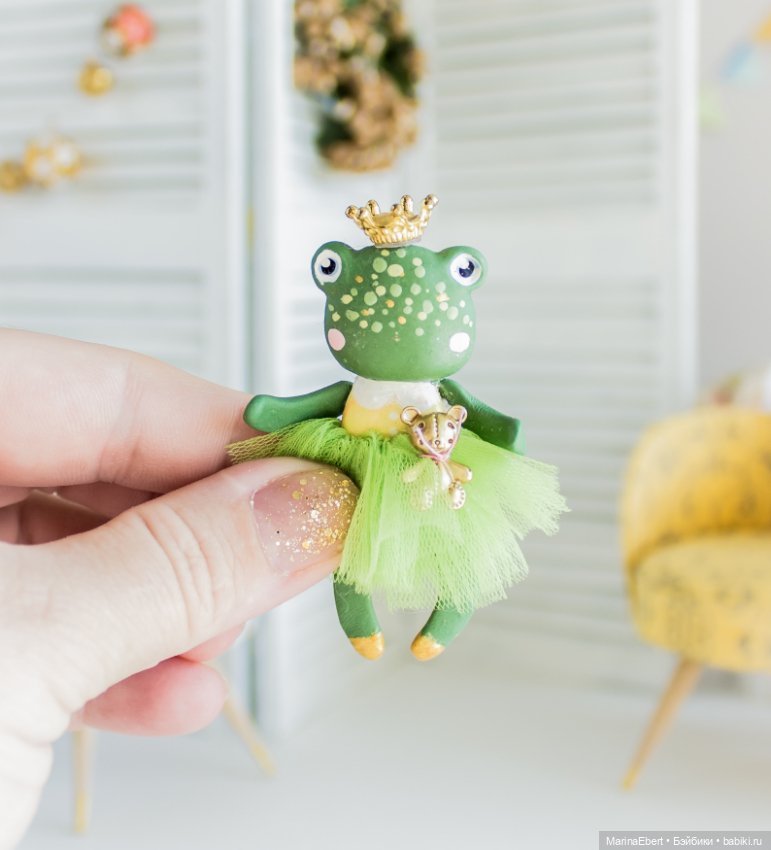 🔸🔸🔸Лягушечка Элаиза🔸🔸🔸 — Лепка авторских игрушек и папье