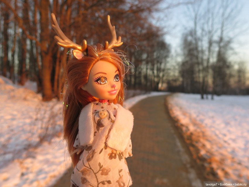 Оленечка Enchantimals и русская зима