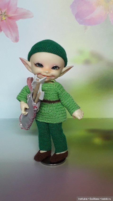 Робин Гуд или Питер Пен — Одежда и обувь для кукол своими руками: фото (фото 10)