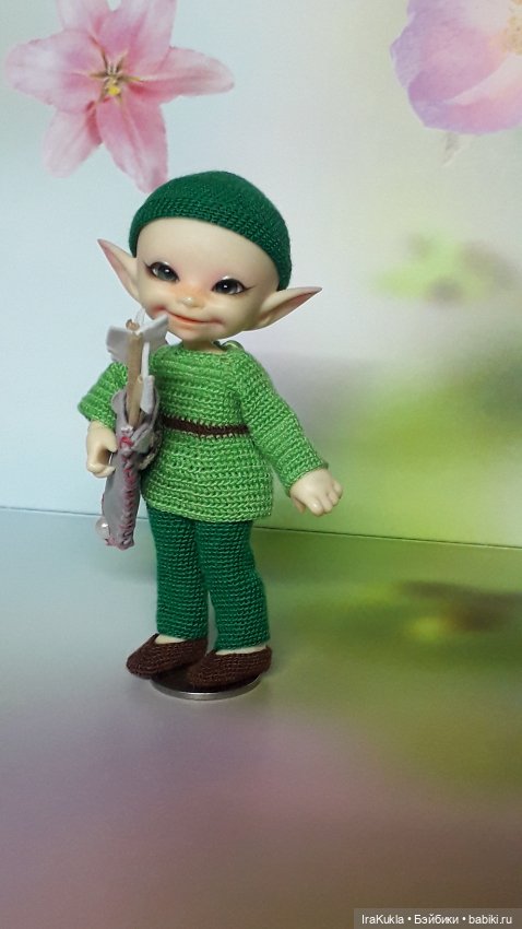 Робин Гуд или Питер Пен — Одежда и обувь для кукол своими руками: фото (фото 8)