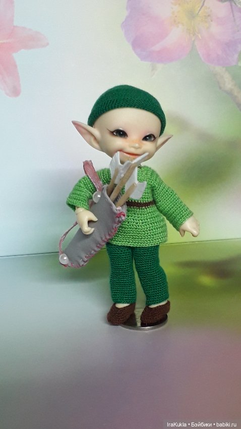 Робин Гуд или Питер Пен — Одежда и обувь для кукол своими руками: фото (фото 7)