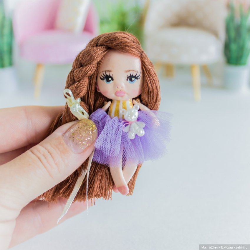 ⭐⭐⭐Кукла — брошь Алиса⭐⭐⭐ (фото 2)