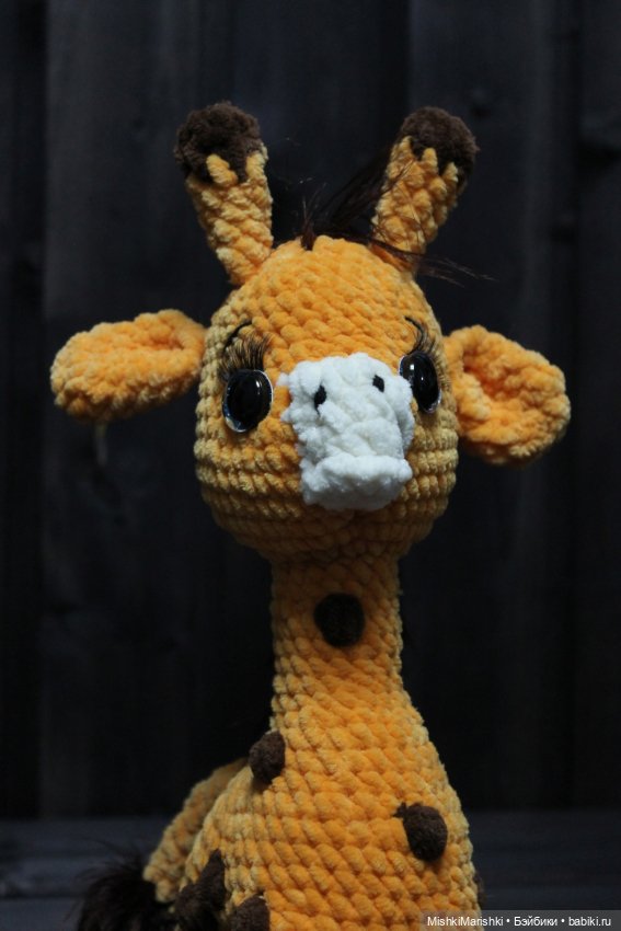 Жираф — Вязаные игрушки и амигуруми: крючком (фото 4)