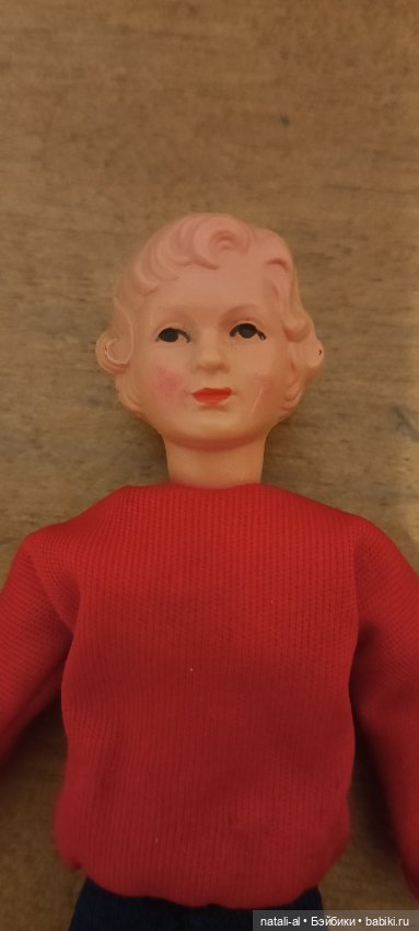 Красавчик Caho 17 см — Винтажные куклы ГДР (Немки): Бигги (фото 3)
