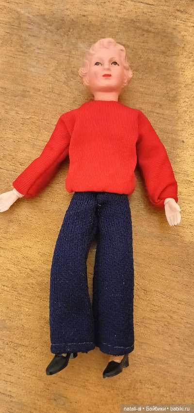 Красавчик Caho 17 см — Винтажные куклы ГДР (Немки): Бигги