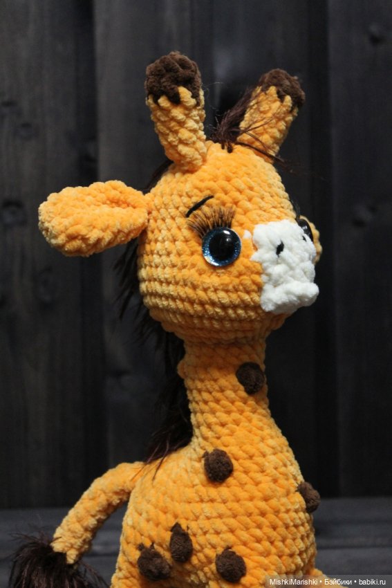 Жираф — Вязаные игрушки и амигуруми: крючком