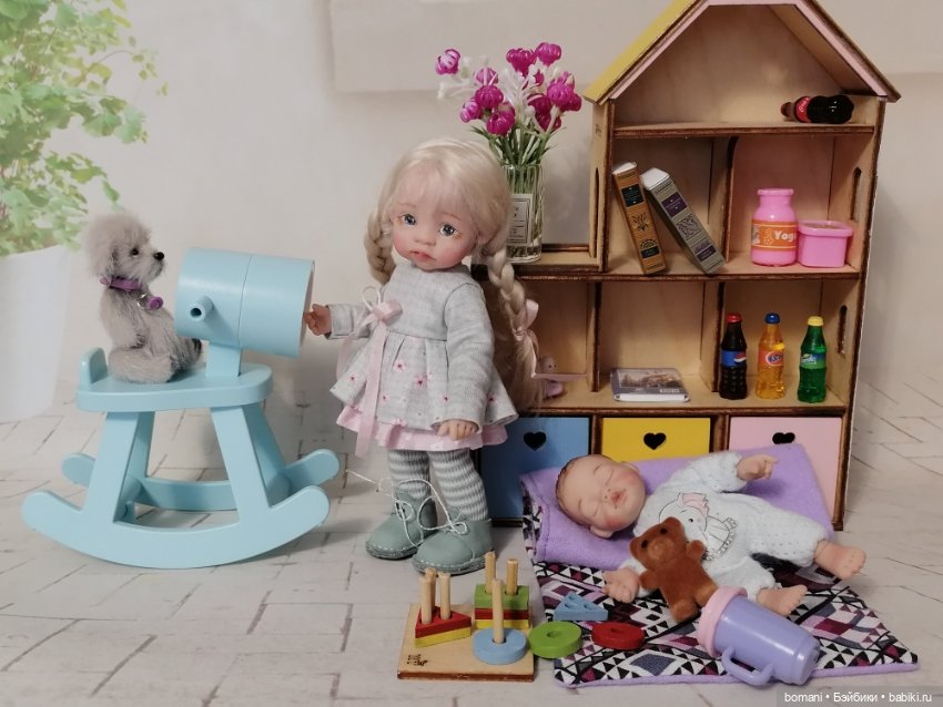 Леночка и Санечка — Домашние фото авторских кукол: личные коллекции (фото 7)