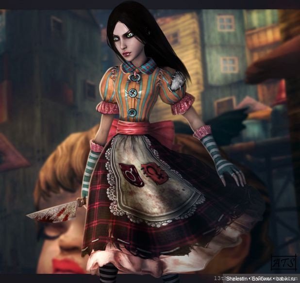 Кукольное платье Арт проект: Алиса, сквозь зеркала (фото 7)