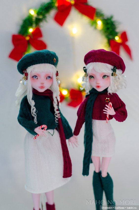 Снежные близняшки — ООАК Monster High и Ever After High: репейнт