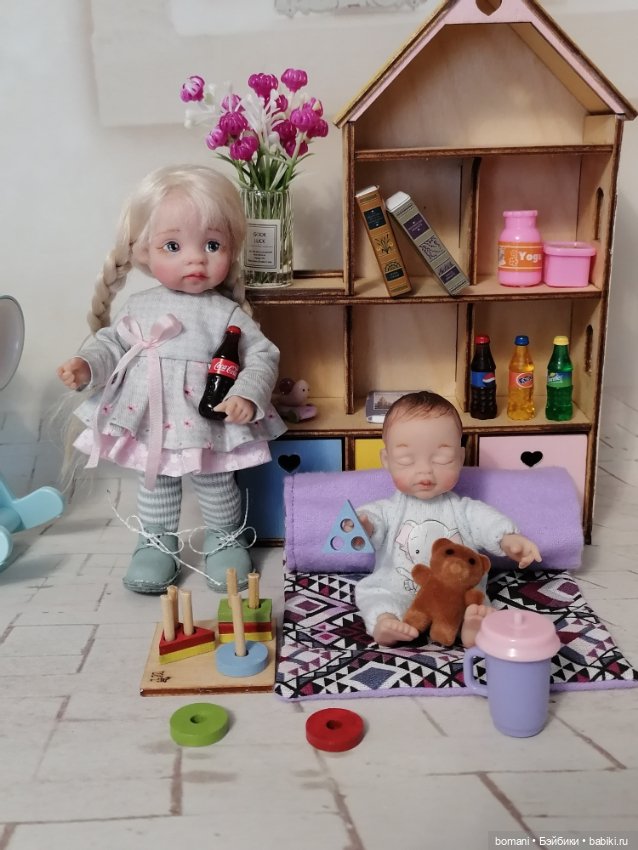 Леночка и Санечка — Домашние фото авторских кукол: личные коллекции