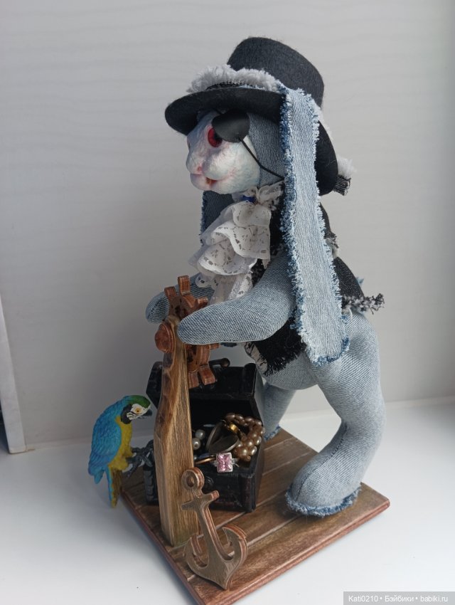 "Поиграем в пиратов" или джинсовый заяц (фото 9)