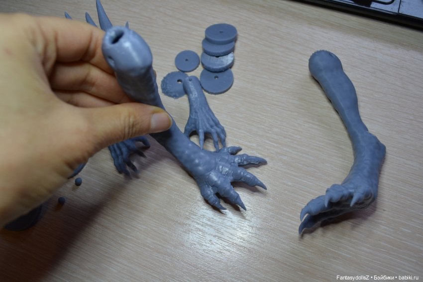 Набор для самостоятельного создания антро куклы Зелёного дракона с выкройками и материалами