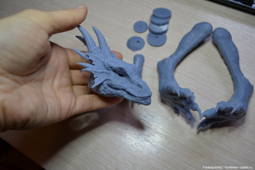 Набор для самостоятельного создания антро куклы Зелёного дракона с выкройками и материалами